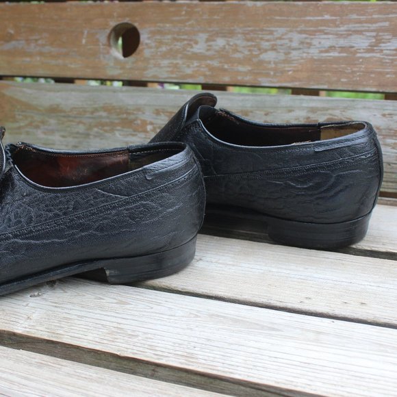 Church’s Black “Fighting Seal” Leather Slip-On EUC - Picture 5 of 15
